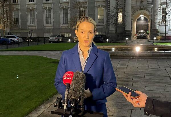 Justice Minister Helen McEntee’s position has been questioned in the aftermath of the riots. Picture: PA Justice Minister Helen McEntee’s position has been questioned in the aftermath of the riots. Picture: PA
